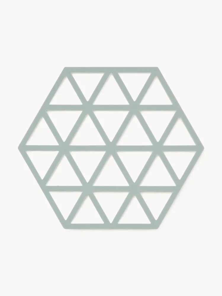 Zone Denmark Набор подставок под горячее Triangles из силикона, 2 предмета, зелёный