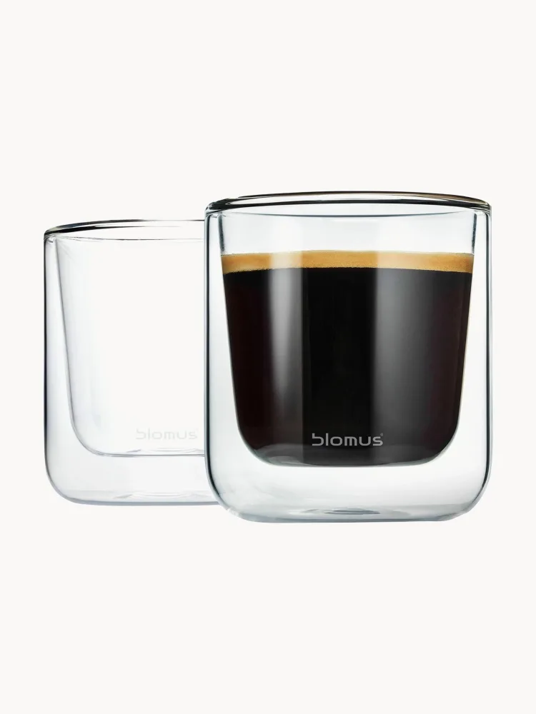 Blomus Набор чашек Nero с двойными стенками, 2 предмета