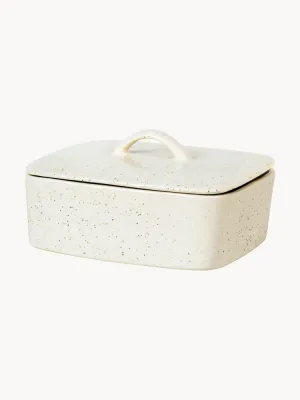 Broste Copenhagen Маслёнка Nordic Vanilla ручной глазури, керамика