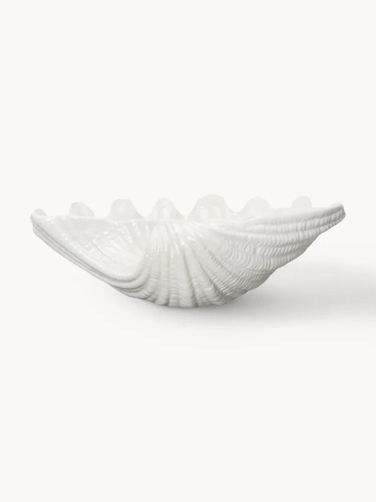 Byon Миска для подачи Shell, доломит, ракушка, 34 см