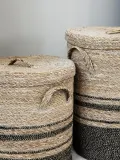 House Doctor Комплект корзин для хранения с крышкой Laundo, 2 предмета — фото 3