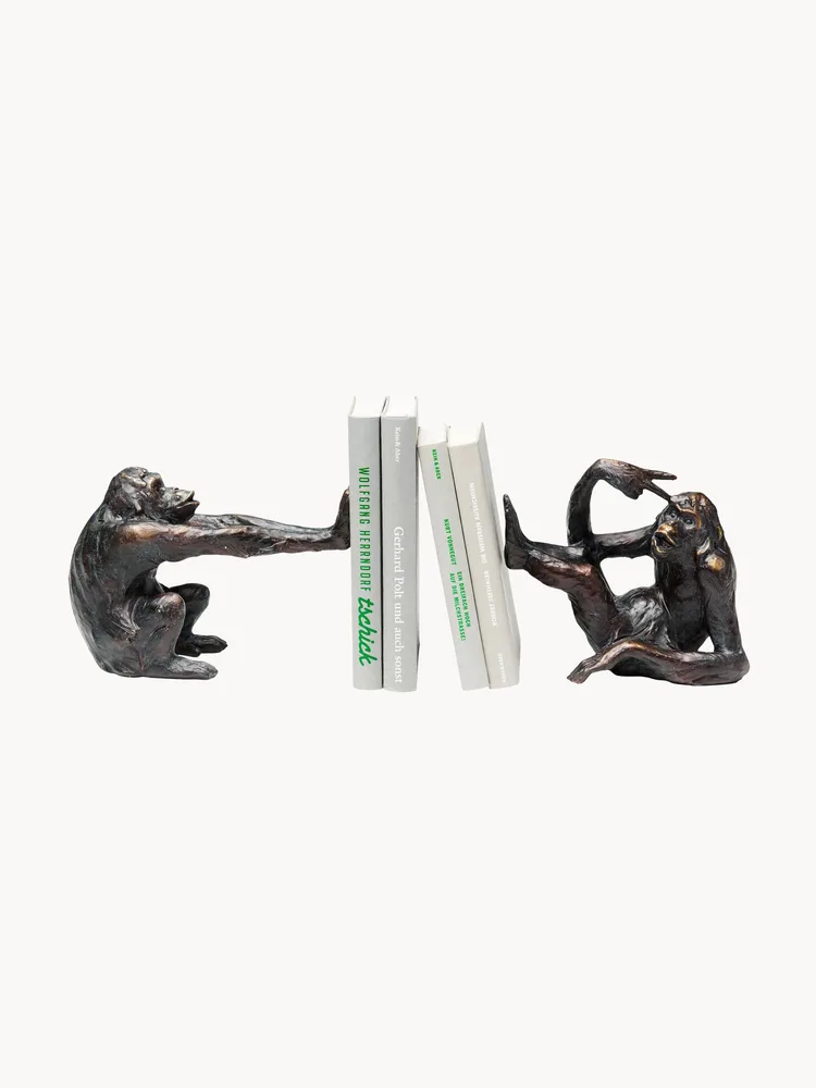 Kare Design Комплект держателей для книг ручной работы Monkey, 2 предмета