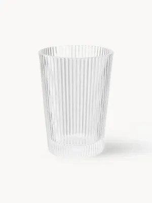 Stelton Набор стаканов Pilastro с тиснёным узором, 6 шт., 330 мл, Ø 8 × В 11 см, 330 мл, Прозрачный