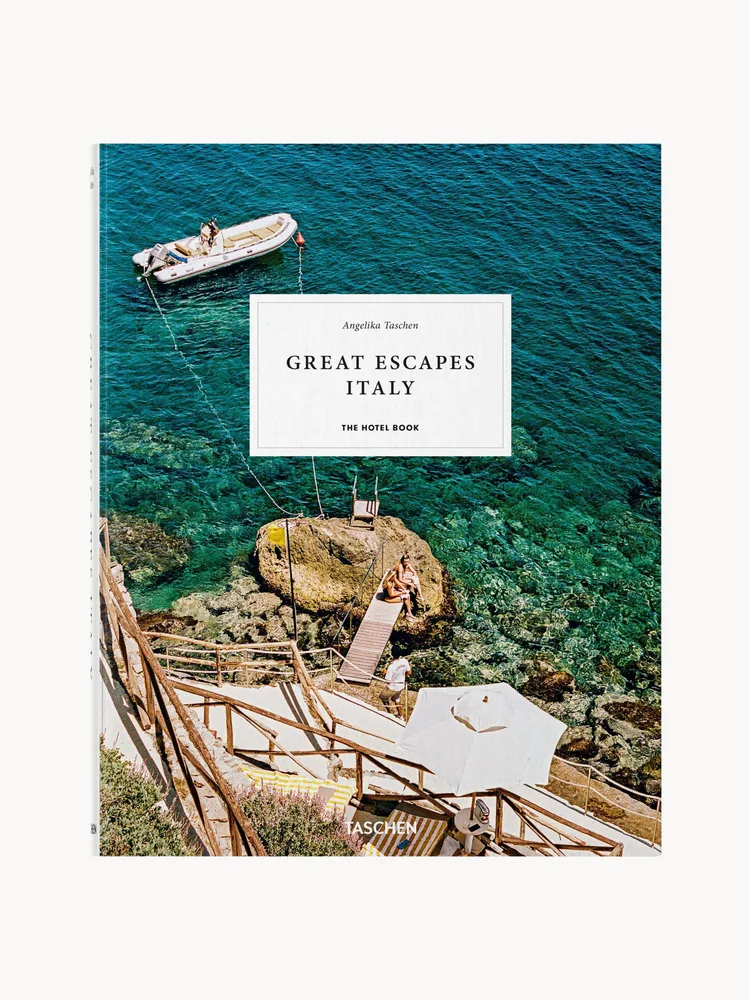 TASCHEN Книга Great Escapes Italy об отелях и виллах Италии, фотоальбом в твёрдом переплёте, 360 страниц, 24х30 см