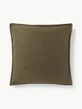 Westwing Collection Подушка декоративная Lennon 60х60 см оливковая — фото 1