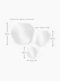 Westwing Collection Зеркала настенные без рамы Lia, комплект из 3 шт — фото 2