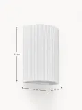 Westwing Collection Настенный светильник Hilko, Ш 19 × В 25 см, Белый — фото 2
