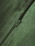 Westwing Collection Наволочка декоративная Luana, Ш 50 × Д 50 см, Тёмный зелёный — фото 4