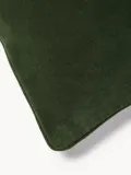 Westwing Collection Наволочка декоративная Dana, хлопковый бархат, 30х50 см, Ш 30 × Д 50 см, Оливковый зелёный — фото 2