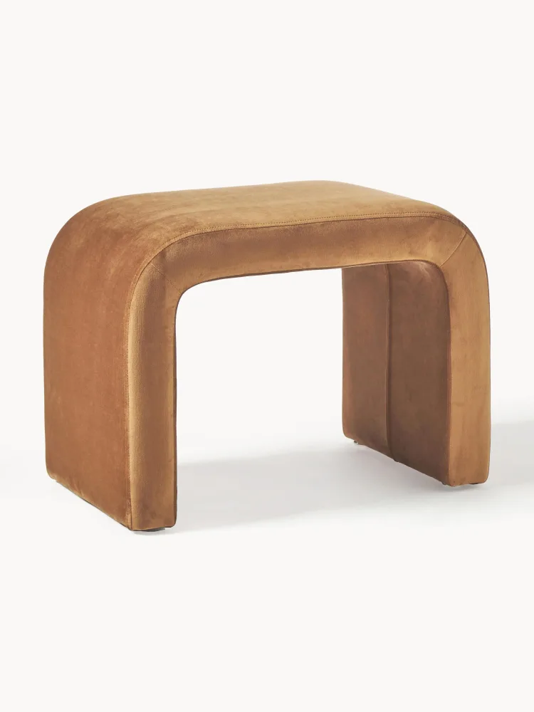 Westwing Collection Пуф Penelope, карамельный