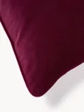 Westwing Collection Наволочка декоративная Dana, хлопковый бархат, 30х50 см, Ш 30 × Д 50 см, Сливовый — фото 2