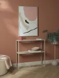 Westwing Collection Стеллаж Neptun, Ш 80 × В 80 см, Светлый бежевый — фото 8