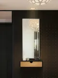 Тумба прикроватная настенная Farsta с выдвижным ящиком и доводчиком, 40х15х30 см, корпус чёрный — фото 4