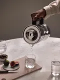 Aarke Фильтр-кувшин для воды Purifier из стекла и нержавеющей стали, 2,4 л, 17х28 см, хром и прозрачный — фото 2