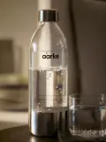Aarke Бутылки для сатуратора Carbonator 3 из пластика PET, 1 л, 9х27 см, набор 2 шт., прозрачные — фото 2