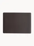 ASA SELECTION Комплект салфеток под приборы из экокожи Pik, 2 шт, 46x33 см, тёмно-коричневый матовый — фото 1