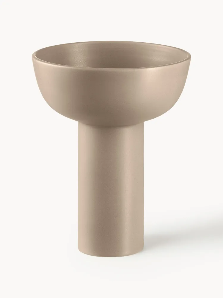 Blomus Ваза Miyabi из каменной керамики высотой 21 см, Ø 17 × В 21 см, Бежевый