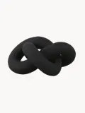 Cooee Design Декоративный объект Knot ручной работы, Ш 19 × В 9 см, Чёрный — фото 2