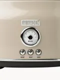 Haden Тостер Dorset на 2 тоста с широкими отсеками и 6 режимами прожарки, сталь, глубина 22 см, светло-бежевый — фото 4
