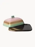 Hkliving Маслёнка Reactive Glaze ручной работы, разноцветный — фото 6