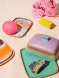 Hkliving Маслёнка Reactive Glaze ручной работы, разноцветный — фото 8