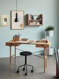 Hübsch Home Доска для заметок настенная Collage из холста в раме из дуба, 70 x 50 x 3 см, бежевая с коричневым — фото 3