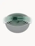 Joseph Joseph Набор мисок и мерных ёмкостей Nest Plus, 9 предметов, зелёный — фото 2