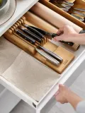 Joseph Joseph Органайзер для ножей DrawerStore из бамбука, 40 см — фото 6