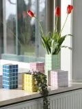&klevering Ваза Tile из доломита высотой 28 см — фото 5