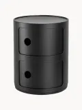 Kartell Приставной столик Componibili, 2 модуля, чёрный — фото 1