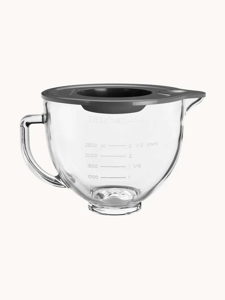 KitchenAid Чаша для миксера Artisan из стекла с крышкой, 4,7 л