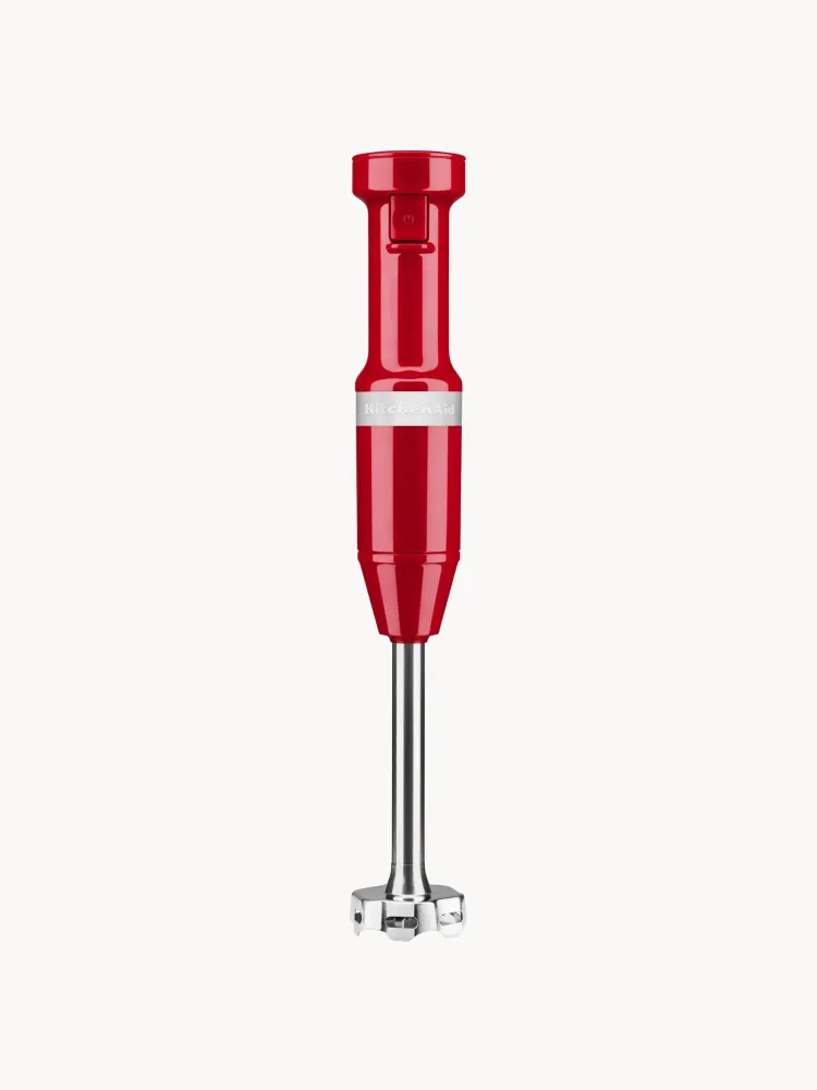 Блендер погружной KitchenAid Artisan, набор 5 предметов с чашей 1 л, венчиком и измельчителем, красный