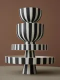 Oyoy Living Design Чаша декоративная из каменной керамики Toppu, диаметр 15 см, Ø 15 × 13 см, Чёрный — фото 2