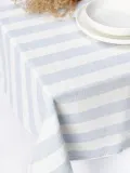 Oyoy Living Design Скатерть Strip в полоску хлопковая 140х200 см, 6-8 персон (Ш 140 × Д 200 см), Белый — фото 3