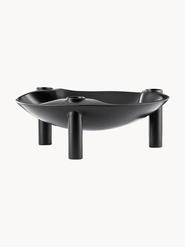Миска декоративная Stoff Nagel, Ø 14 × В 6 см, Чёрный