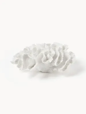 Westwing Collection Статуэтка Coral в форме коралла из полимерной смолы, Ш 25 × В 10 см, Белый