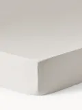 Westwing Collection Простыня на резинке Comfort для топпера, светло-серая — фото 4