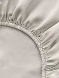 Westwing Collection Простыня на резинке Comfort для топпера, светло-серая — фото 5