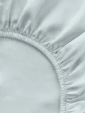 Westwing Collection Простыня на резинке Comfort для топпера, светло-голубая — фото 8