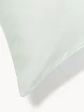 Westwing Collection Наволочка Comfort из хлопкового сатина, Ш 50 × Д 80 см, Шалфейный зелёный — фото 4