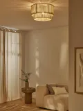 Westwing Collection Потолочный светильник Cecillia с абажуром из джута — фото 7