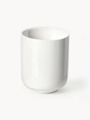 Westwing Collection Набор кружек Nessa, 4 предмета, Ø 8 × В 10 см, Приглушённый белый