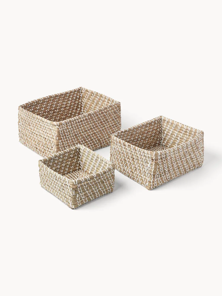 Westwing Collection Комплект корзин для хранения Aleya, 3 предмета