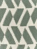Westwing Collection Ковер Bogota для дома и улицы, плоское плетение, тёмно-зелёный с кремово-белым, 80х150–160х230 см — фото 5