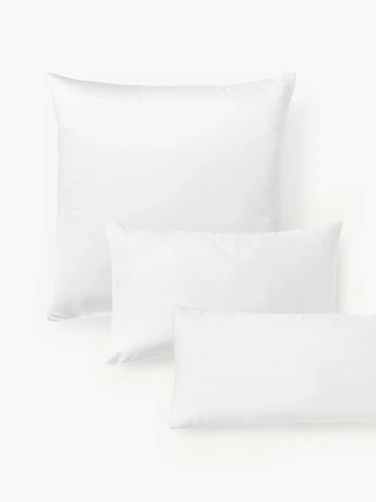 Westwing Collection Наволочка Comfort из хлопкового сатина, Ш 50 × Д 80 см, Белый