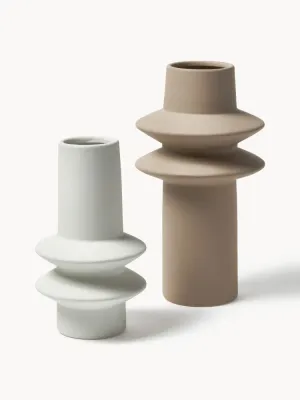 Westwing Collection Комплект ваз из каменной керамики Isen, 2 предмета