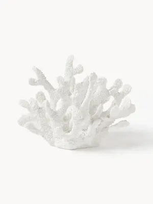 Westwing Collection Статуэтка Coral в форме коралла из полимерной смолы, Ш 22 × В 17 см, Белый