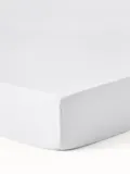 Westwing Collection Простыня на резинке Comfort для топпера, белая — фото 4