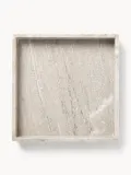 Westwing Collection Поднос декоративный Venice из мрамора, 30 x 30 см, Ш 30 × Г 30 см, Бежевый мрамор — фото 2