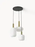 Westwing Collection Светильник подвесной Candela, белый с чёрным и золотистым — фото 6